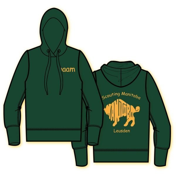 Manitoba Hoodie zonder rits